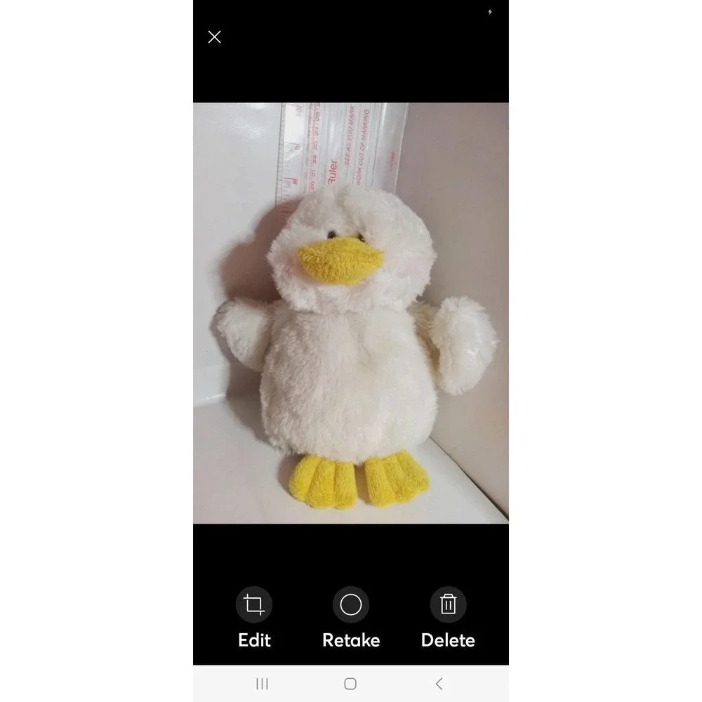 GANZ Webkinz White DUCK No Code - Stuffed Animal Plush HM 148